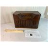 Image 1 : Table Radio Shelf - #1 Dark Brown