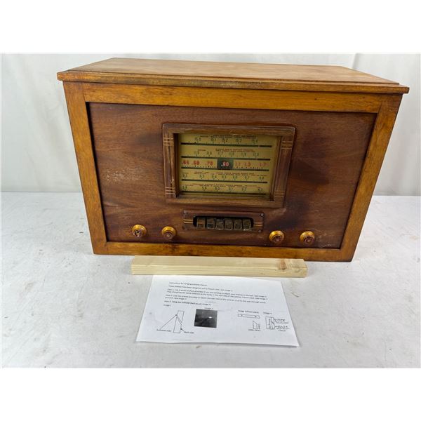 Table Radio Shelf - #2 Light Brown