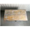 Image 4 : Small Wooden Tool Box Table with 18" hairpin legs