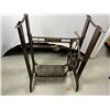Image 1 : Sewing table metal legs - Brown
