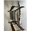 Image 3 : Sewing table metal legs - Brown