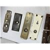 Image 3 : Antique door lock covers/ 1 pair of hinges
