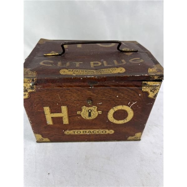 H-O Cut Plug Tobacco Tin