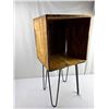 Image 1 : Butter Box End Table with hairpin legs