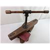 Image 2 : Antique wooden vise with books