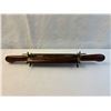 Image 3 : Antique Hand-Carved Wooden Carving Set w/ Brass