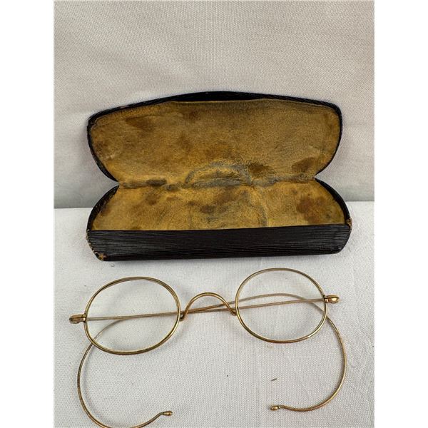 Antique Gold Plated Spectacles, Hutchins & Co