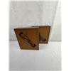 Image 4 : Set of vintage speakers - Wood case