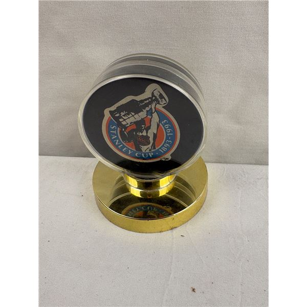 1993 Stanley Cup Official Game Puck