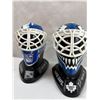 Image 1 : Vintage Goalie Mask Displays - Potvin & Richter