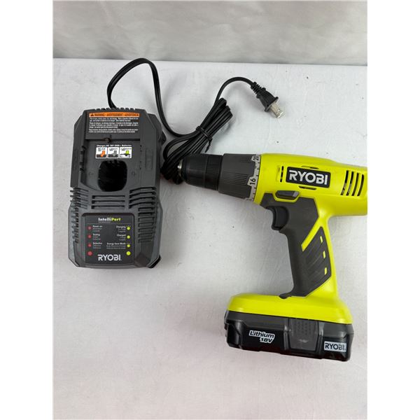 Ryobi Drill Kit with 18V Battery and Charger
