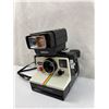 Image 1 : Vintage Polaroid Camera with flash accessory