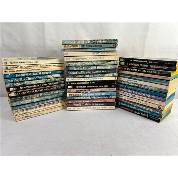 Huge Lot of Agatha Christie Murder Mysteries
