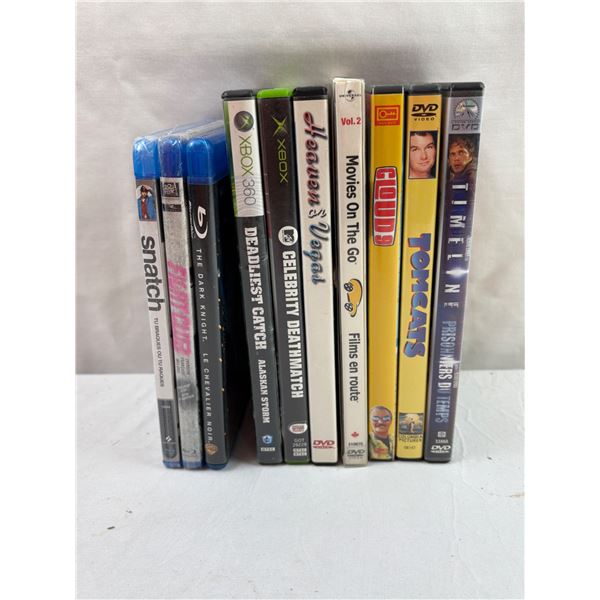 Lot of Blu Ray DVD and Video Games