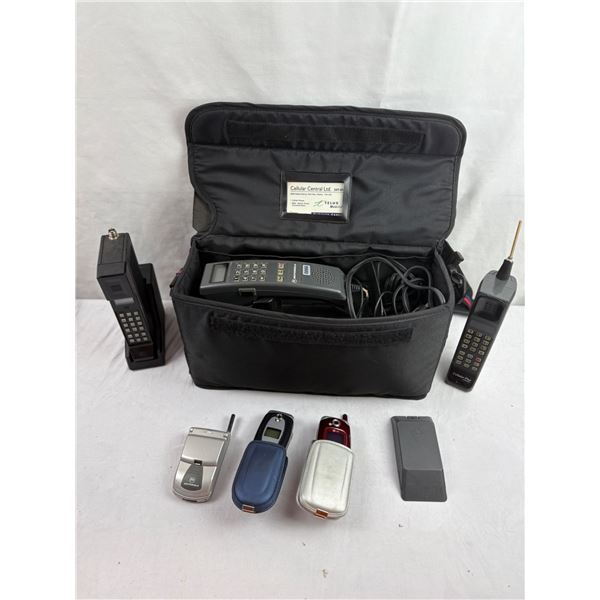 Lot of Vintage Cellular Phones