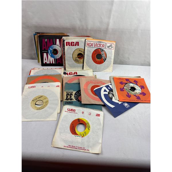 Box of 50+ Vinyl Records