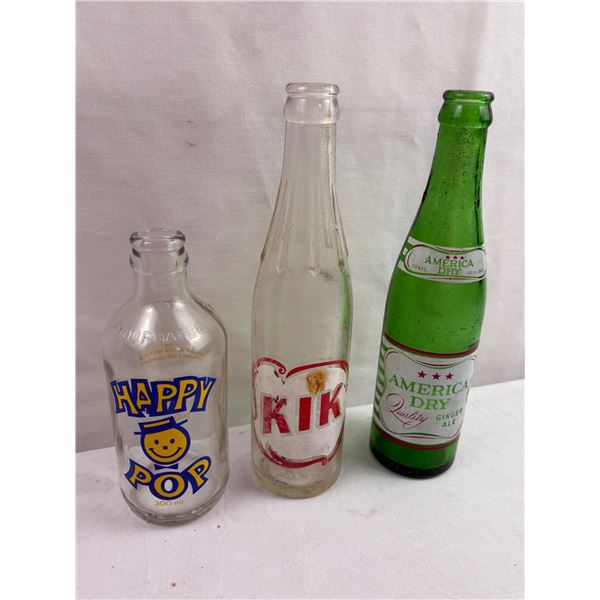 Lot of Vintage Glass Bottles
