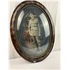 Image 1 : Early 1900s Antique Oval Frame: WWI Soldier
