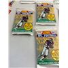 Image 2 : Lot of Unopened Vintage Football Card Packs