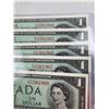 Image 3 : Mint, Uncirculated Sequential 1967 Can. Bills