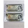 Image 1 : Mint, Uncirculated Sequential 1973 Can. Bills