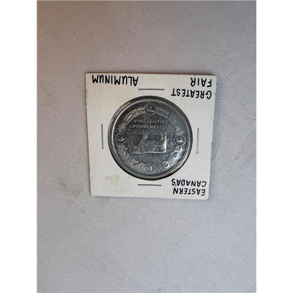 1963 Atlantic Winter Fair Coin - Eastern Canada