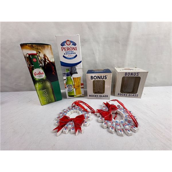 Brand new whiskey and cocktail glasses lot