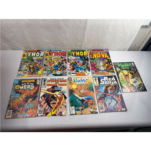 Lot of Vintage comics incl. Thor and Spiderman