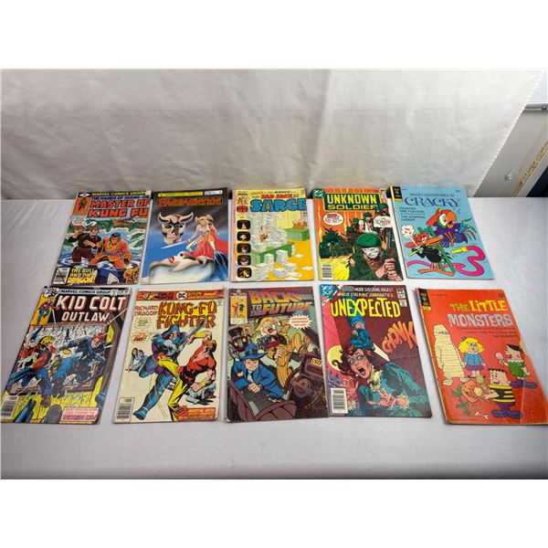 Vintage Comics Lot: Back to the Future, Kung Fu +