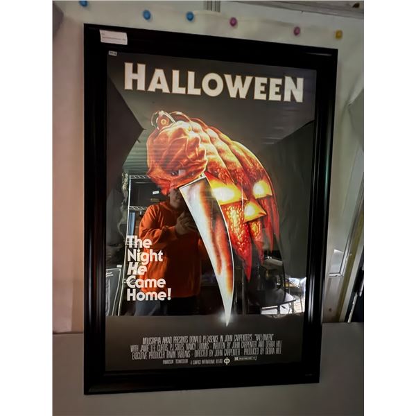 Large Halloween Horror Movie poster - Framed