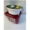 Image 4 : Antique Ruby Glass Exit Sign Light Fixture