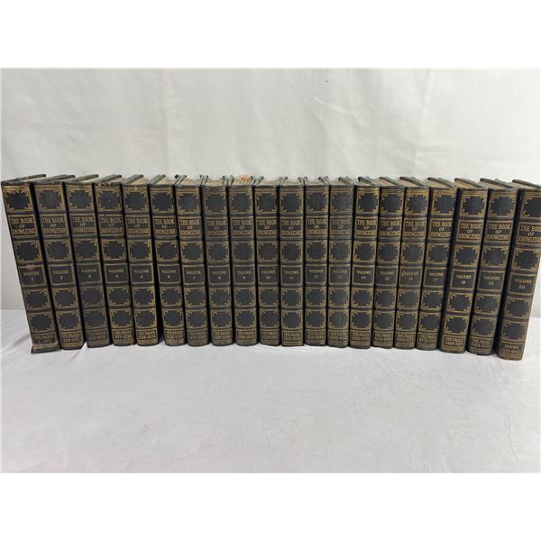 Rare 1899 Book of Knowledge Encyclopedia Set