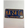 Image 1 : 1973 Alberta License Plate