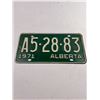 Image 1 : 1971 Alberta License Plate