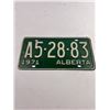 Image 2 : 1971 Alberta License Plate