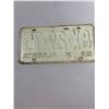 Image 2 : 1965 "X" Alberta License Plate - Prison Plate