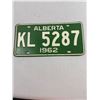 Image 1 : 1962 Alberta License Plate