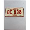 Image 1 : 1956 Alberta License Plate