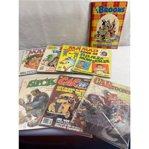 1980's Mad Magazine Lot: Dave Bergs Mad Trash
