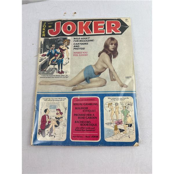 Rare 1950's Adult Magazine "Joker" by Humorama