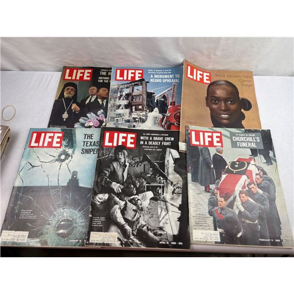 Vintage Life Magazine Key Issues: MLK, Churchill