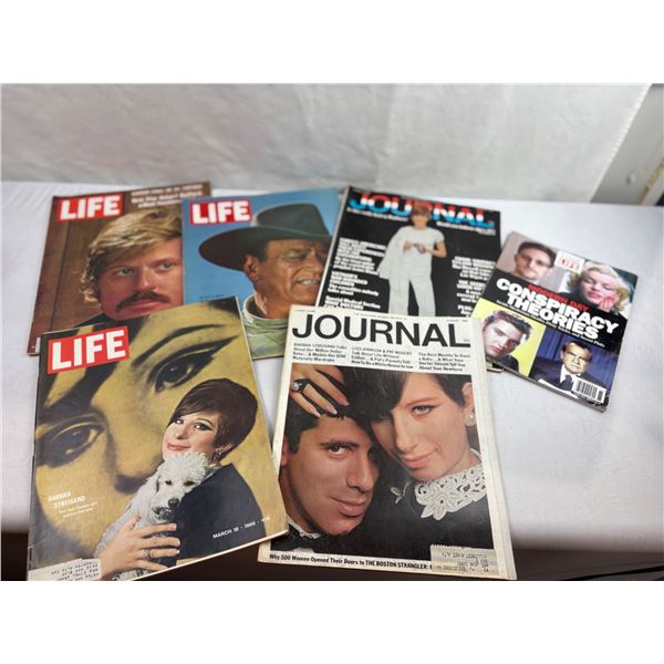 Vintage Life Magazine Lot: John Wayne & Redford