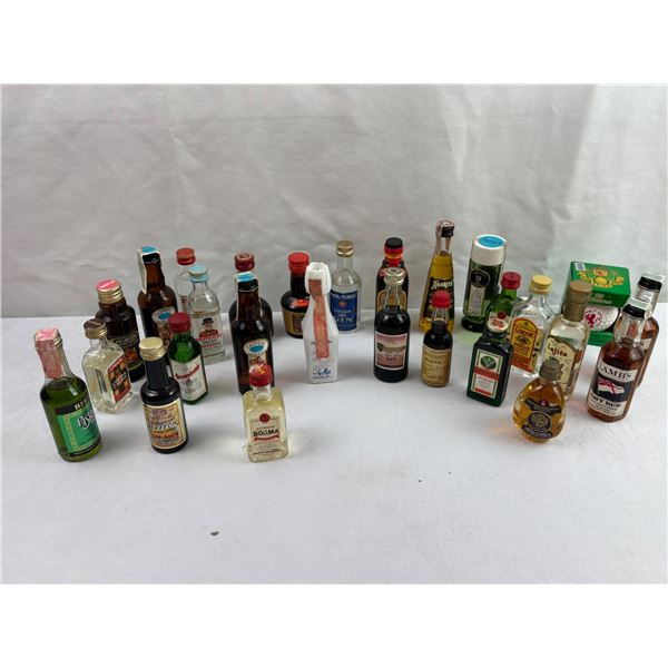 Lot of Vintage Mini Bottles - Some Rare - All Sealed