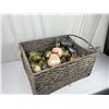 Image 1 : New Basket & Artificial Fruit