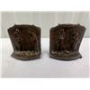 Image 1 : Antique Solid Bronze Book Ends