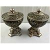 Image 1 : Vintage Heavy Urns with Lids