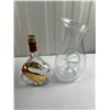 Image 1 : Vintage Clear Glass Wine Decanter, Meukow xo Cognac Bottle