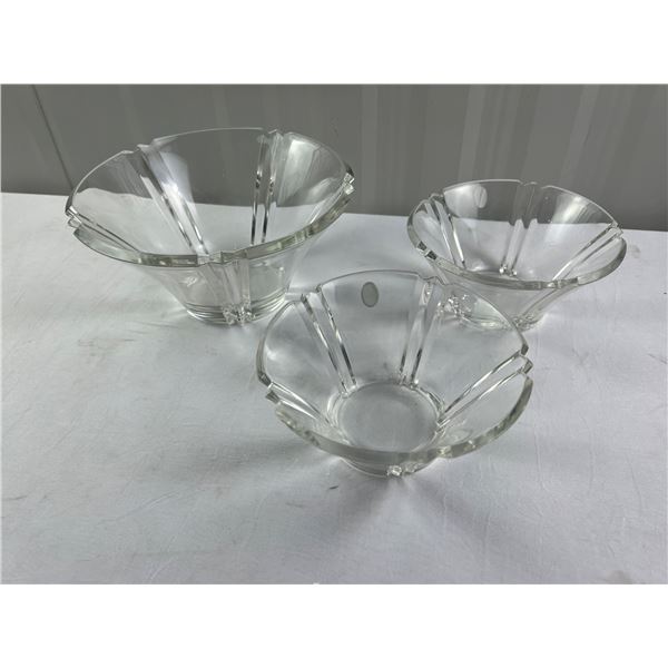 German Crystal Bowl Set