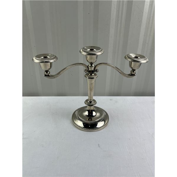 Vintage Style Silver Candelabra