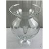 Image 1 : Large Clear Glass Vase with cone glass insert